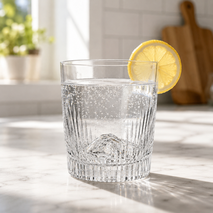 HANDCUT GOLDEN GATE  WHISKY TUMBLER SET OF 4