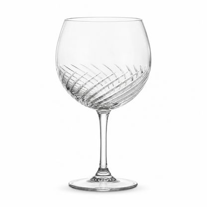 HANDCUT  SPIRAL CUT GIN N TONIC SET OF 6