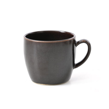 Mesa Brown Metallic 2Cup & 2Saucer Set of 4