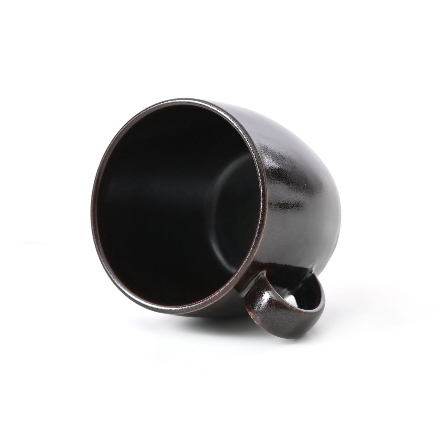 Mesa Brown Metallic 2Cup & 2Saucer Set of 4
