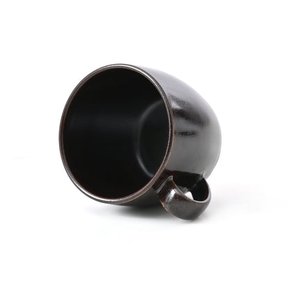 Mesa Brown Metallic 2Cup & 2Saucer Set of 4