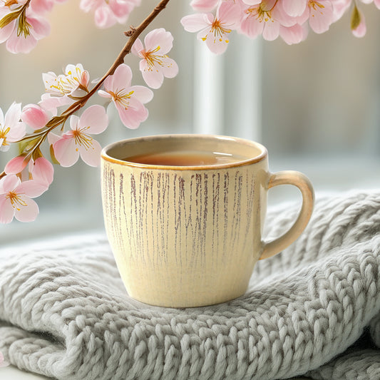 Mesa Agata Beige 2Cup & 2Saucer Set of 4
