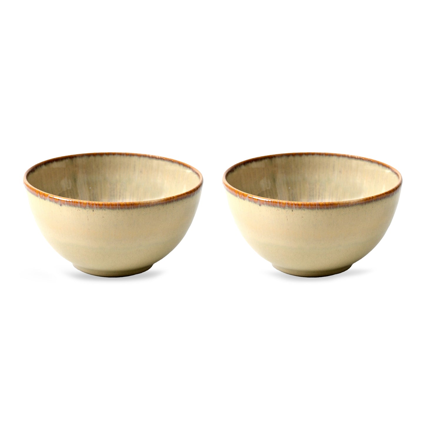 Mesa Agata Beige Bowl 10 Cm Set of 6