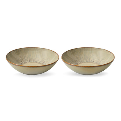 Mesa AGATA BEGE Cereal Bowl 17 cm Set of 2
