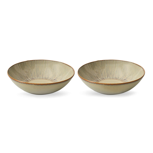 Mesa AGATA BEGE Cereal Bowl 17 cm Set of 2