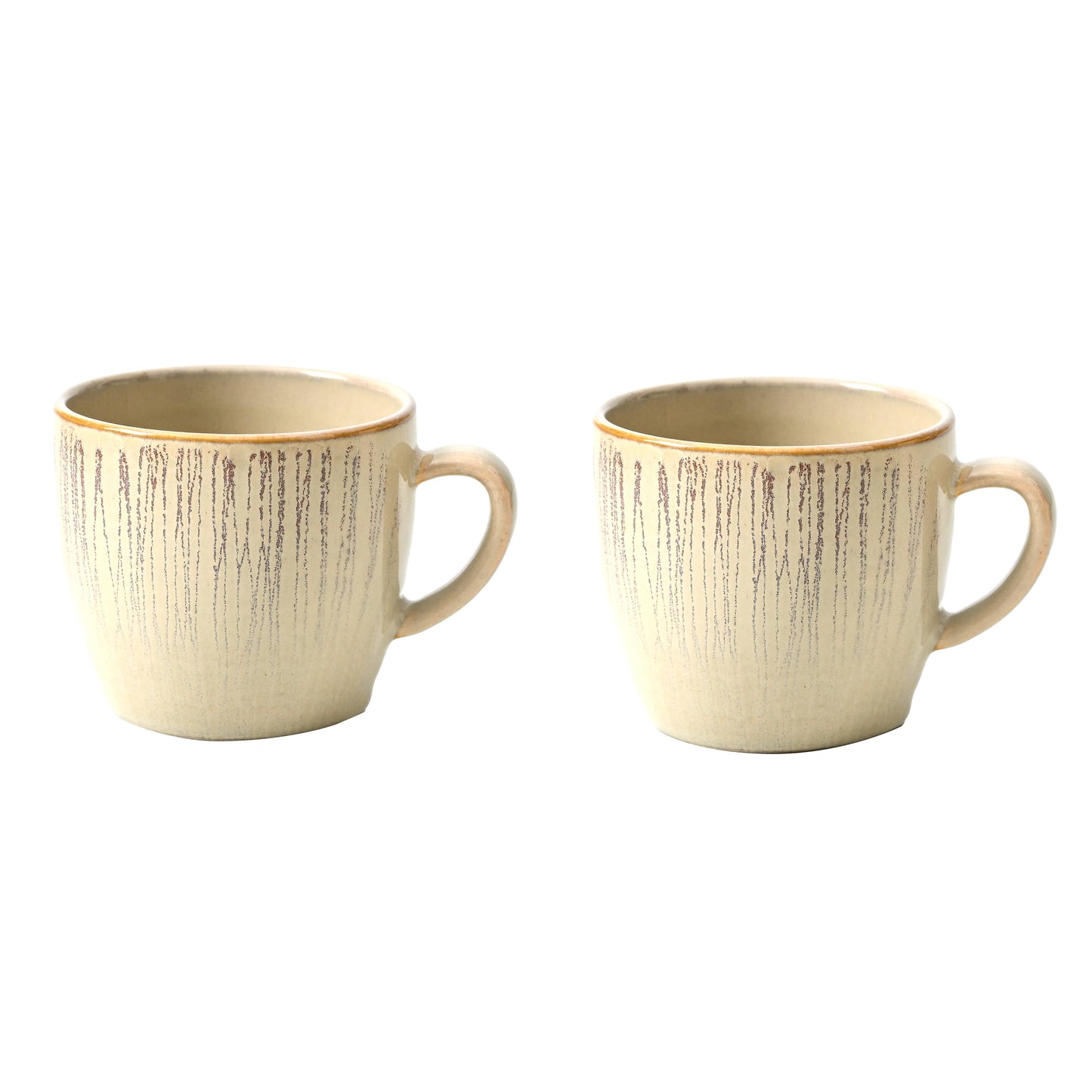 Mesa Agata Beige 2Cup & 2Saucer Set of 4