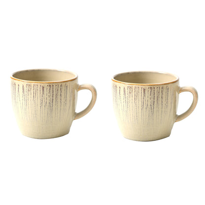 Mesa Agata Beige 2Cup & 2Saucer Set of 4