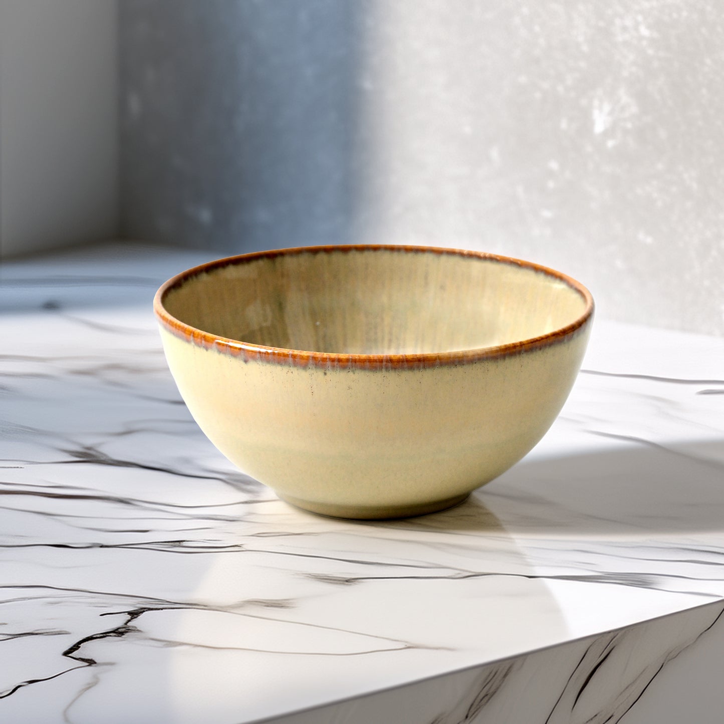 Mesa Agata Beige Bowl 10 Cm Set of 6