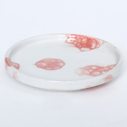 Tablejoy Edged Cannapes Plate Set'6 Red