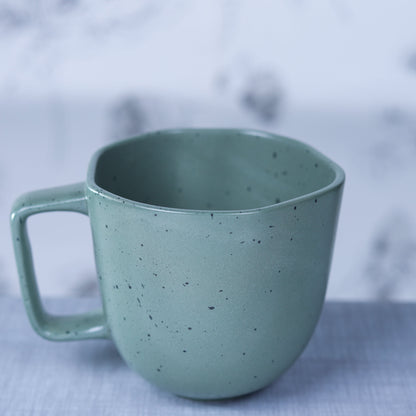 FUJITAKE CUP NS 27CL ER MIST GREEN DOTTS SET OF 6