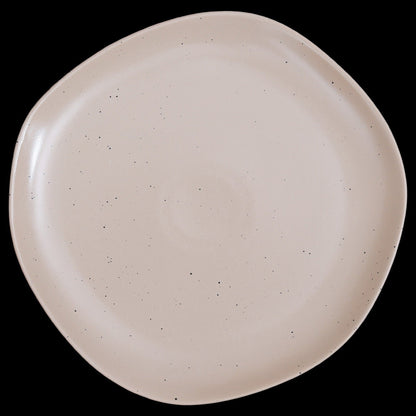 FUJITAKE FLATE PLATE 16CM ER DARK SAND DOTTS SET OF 6