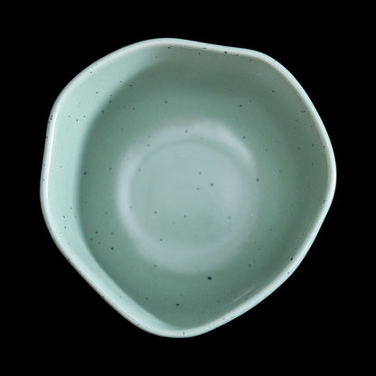 FUJITAKE BOWL NS 9.5CM/21CL ER MIST GREEN DOTTS SET OF 6