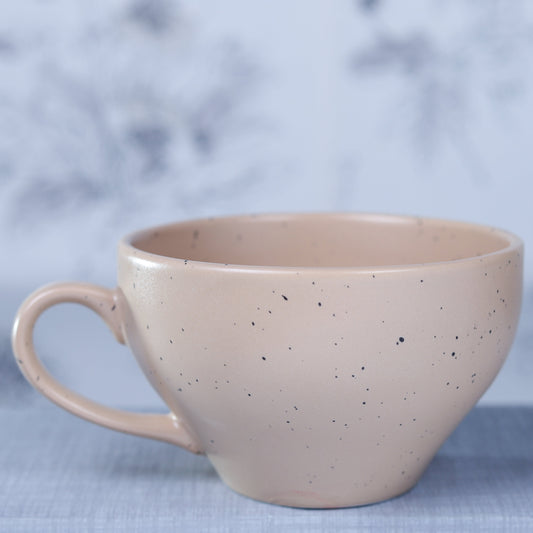 FUJITAKE CUP NS 30CL MOKKA DARK SAND DOTTS SET OF 6