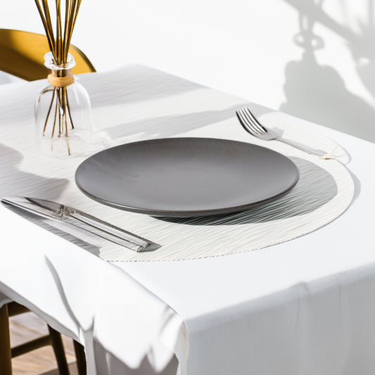 Mesa Brown Metallic Half Plate 21 Cm Set of 6