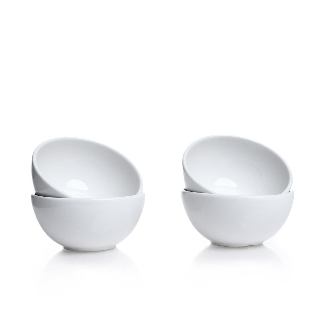Coupe Bowl 10 Cm Set of 4 - Optic White