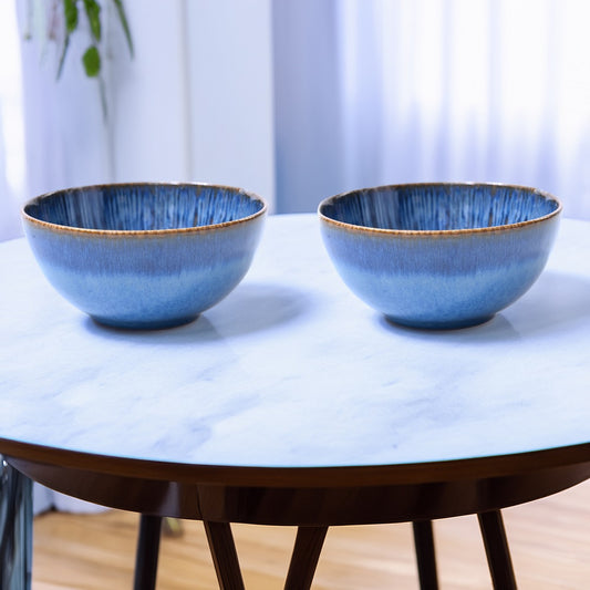 Mesa Agata Cobalto Bowl 14 Cm Set of 2