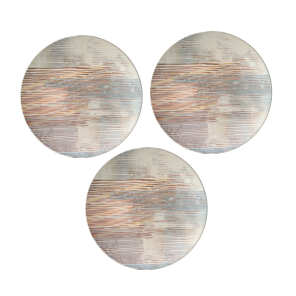 Mesa Rio Gold Dinner Plate -27 Cm Set of 3