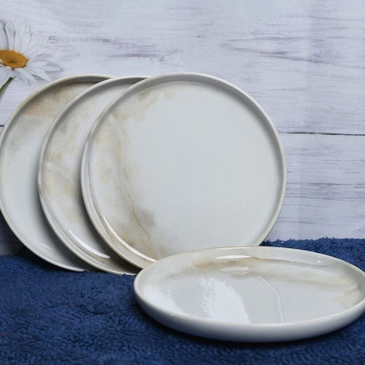 Urban Plate 22 Cm Set of 4 - Nogal Off White