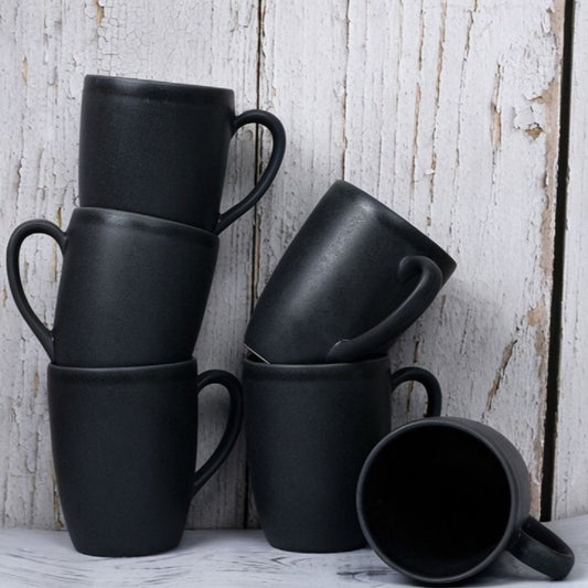 Bullet Mug 11 Set of 6 - Black Sand