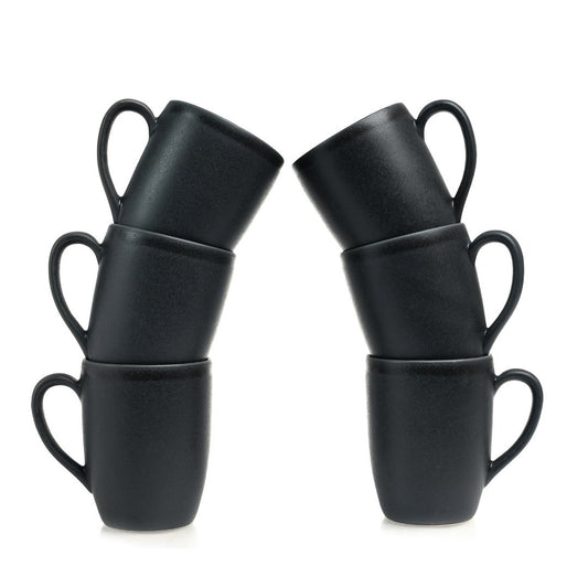 Bullet Mug 11 Set of 6 - Black Sand