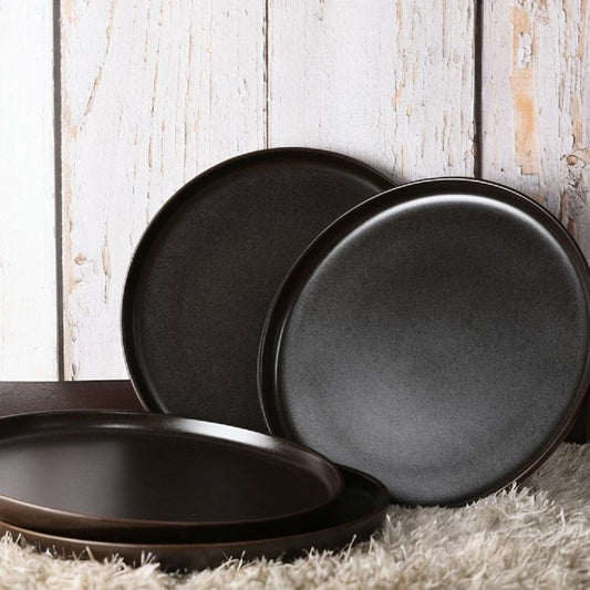 Urban Plate 28 Cm Set of 4 - Brown Metalic