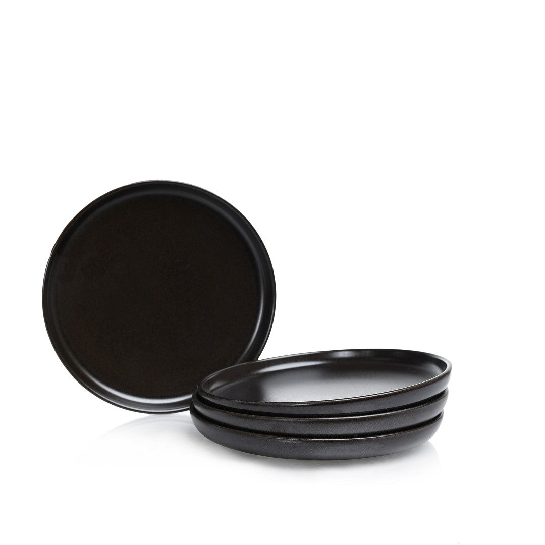 Urban Plate 22 Cm Set of 4 - Brown Metalic