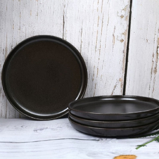 Urban Plate 17 Cm Set of 4 - Brown Metalic