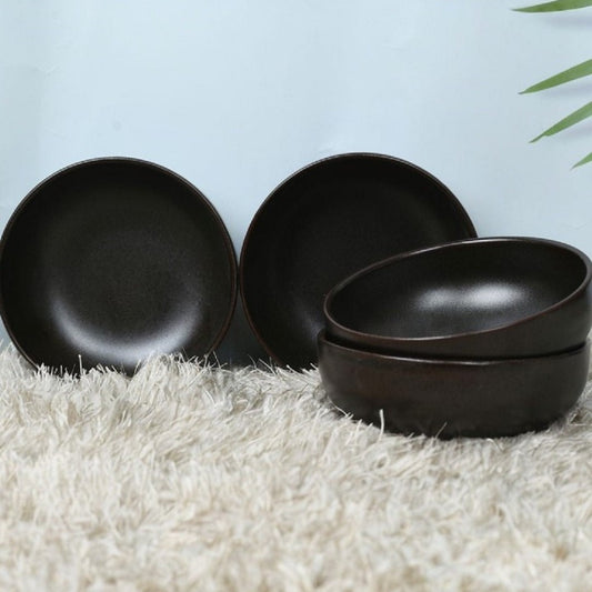 Urban Bowl 16 Cm Set of 4 - Brown Metalic
