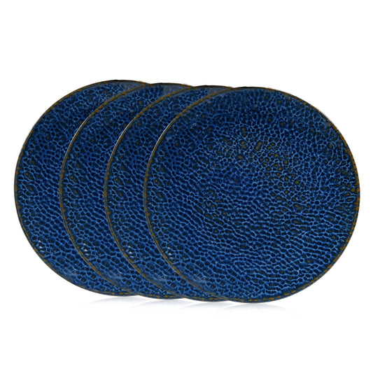 Coupe Plate 21 Cm Set of 4 - Rain Cobalto