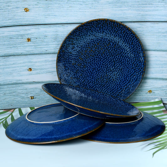Coupe Plate 21 Cm Set of 4 - Rain Cobalto
