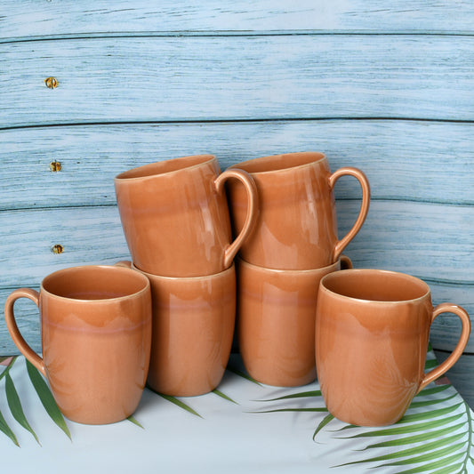 Bullet Mug 11 Set of 6 - CORAL REACTIVE