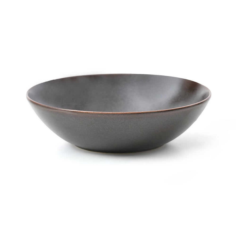 Mesa Brown Metallic Pasta Bowl 22 Cm
