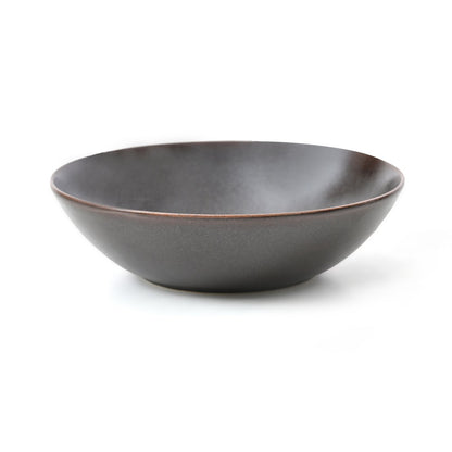 Mesa Brown Metallic Pasta Bowl 22 Cm