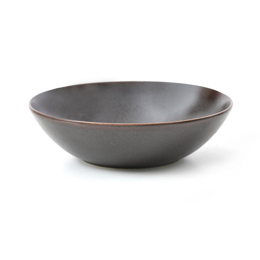 Mesa Brown Metallic Pasta Bowl 22 Cm