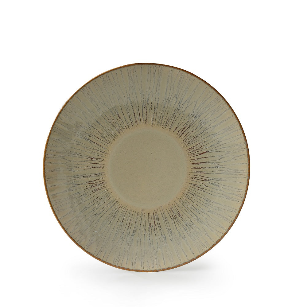 Mesa Agata Beige Dinner Plate -27 Cm Set of 3