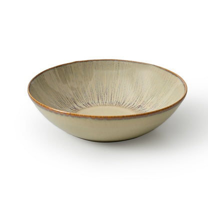 Mesa Agata Beige Pasta Bowl 22 Cm