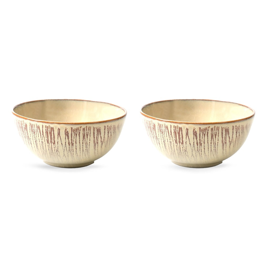 Mesa Agata Beige Bowl 16 Cm Set of 2