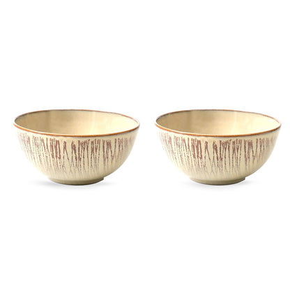 Mesa Agata Beige Bowl 16 Cm Set of 2