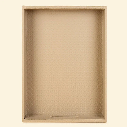 Three Sixty Leather Entwine Large Tray