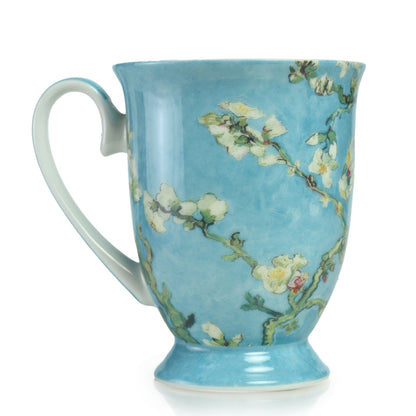 STECHOL COFFEE/MILK MUG ALMOND TREE BLUE SET 2