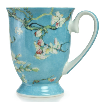 STECHOL COFFEE/MILK MUG ALMOND TREE BLUE SET 2