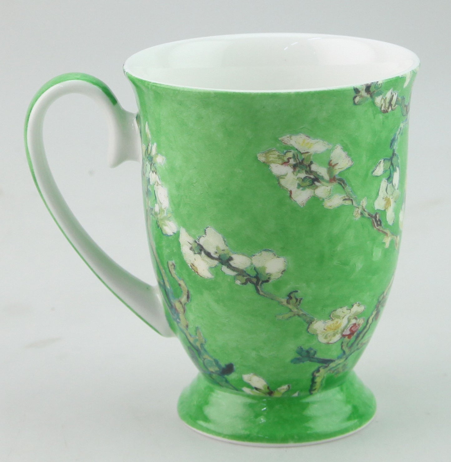 STECHOL COFFEE/MILK MUG ALMOND TREE GREEN SET 2