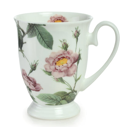 STECHCOL COFFEE/MILK MUG PINK ROSE SET 2
