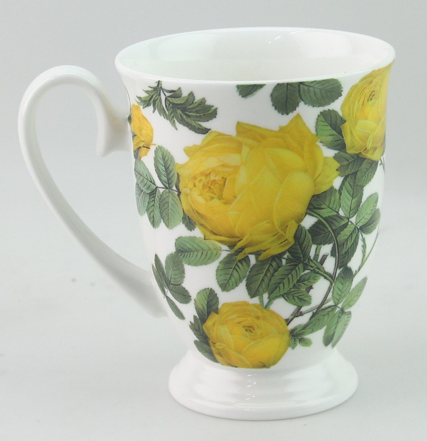 STECHCOL COFFEE/MILK MUG YELLOW ROSE SET 2