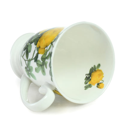 STECHCOL COFFEE/MILK MUG YELLOW ROSE SET 2