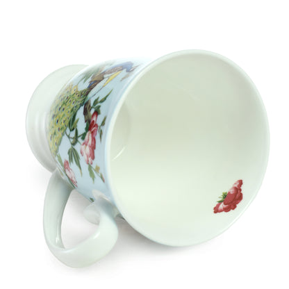 STECHCOL COFFEE/MILK MUG PEACOCK BLUE SET 2
