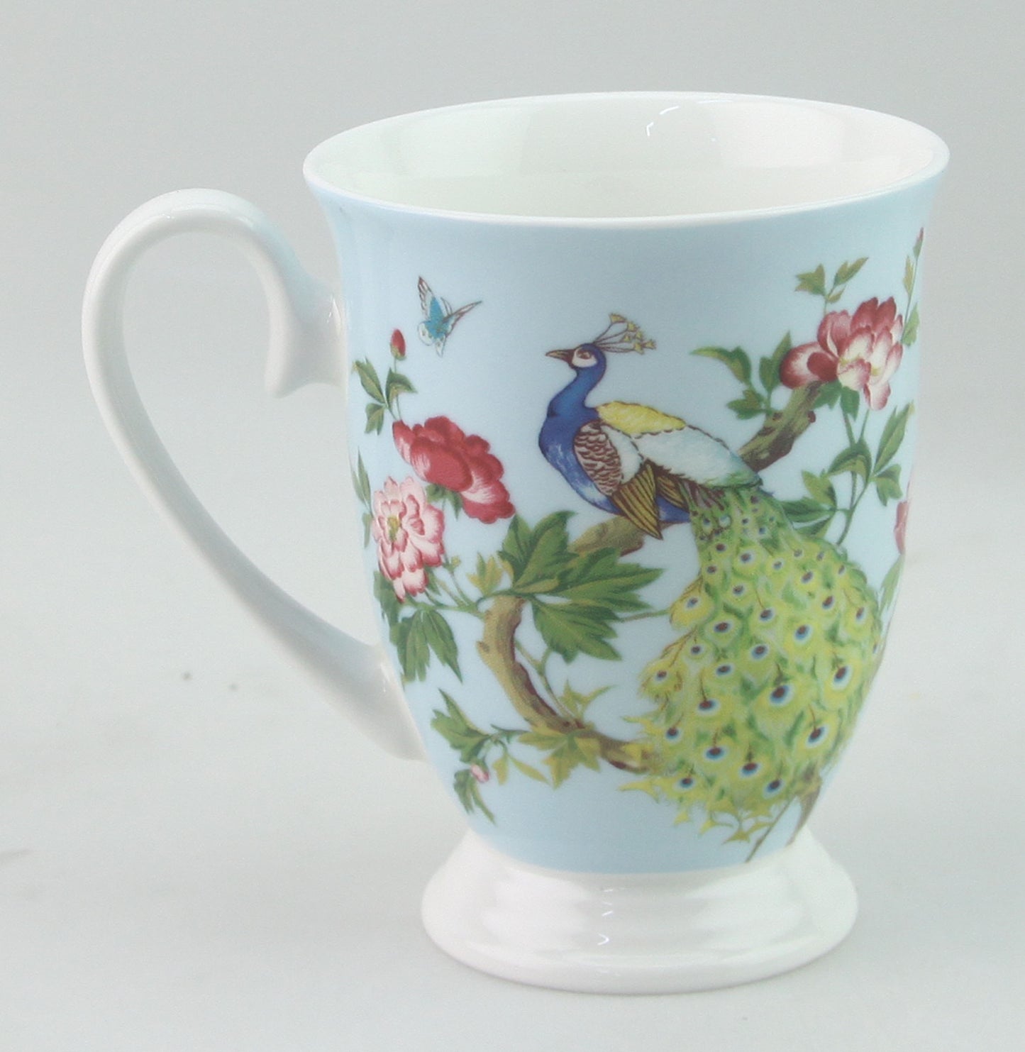 STECHCOL COFFEE/MILK MUG PEACOCK BLUE SET 2