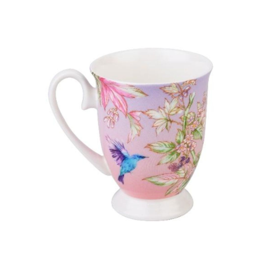 STECHCOL COFFEE/ MILK MUG LILY PINK NILTAVA SET 2