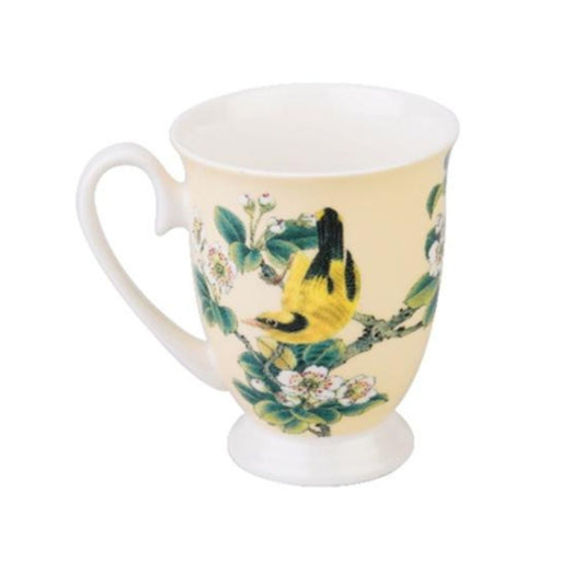 STECHCOL COFFEE/ MILK MUG YELLOW ORIOLE SET 2