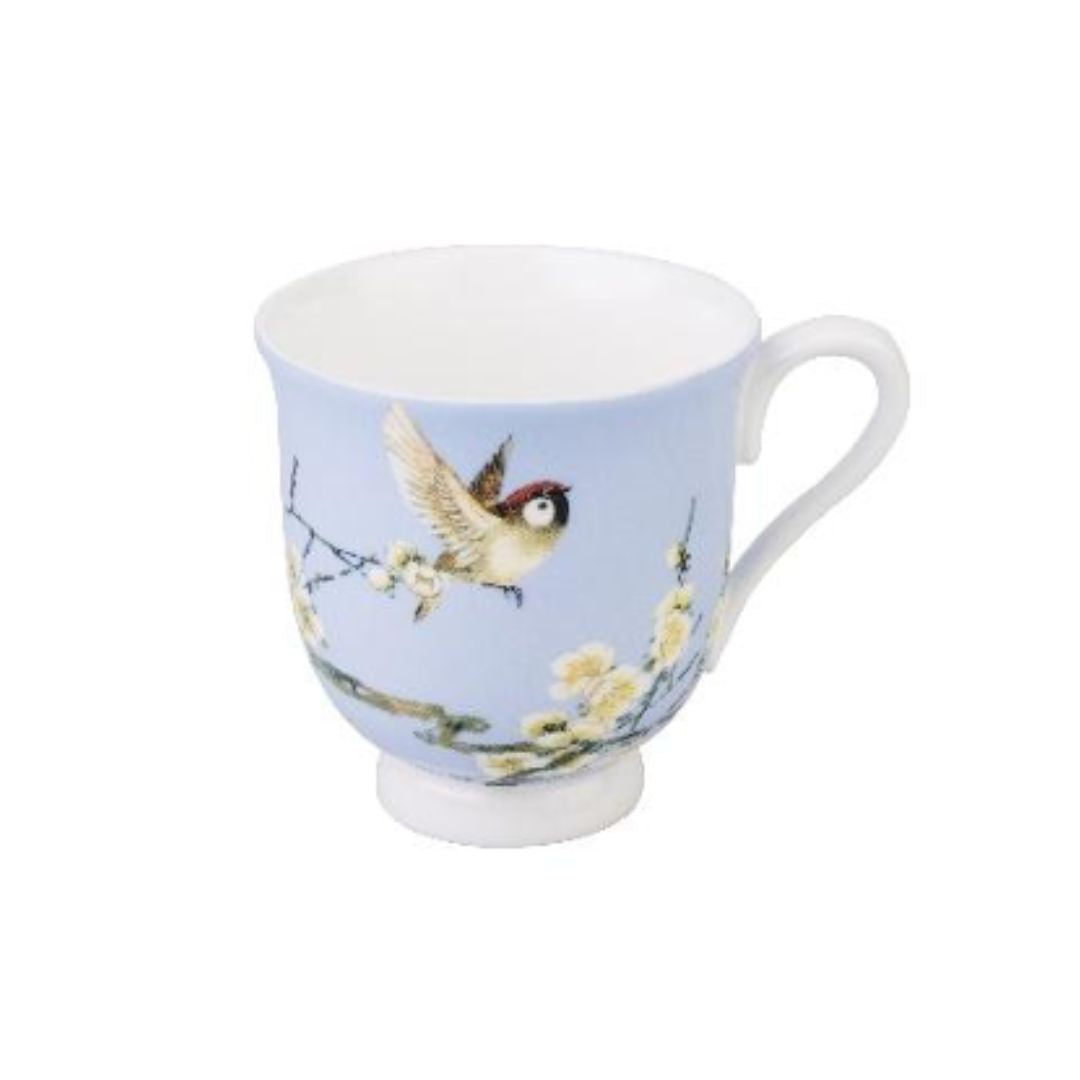 STECHCOL TEA MUG CAROLINA CHICKADEE SET 4